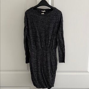 Wilfred Charcoal Long Sleeve Dress